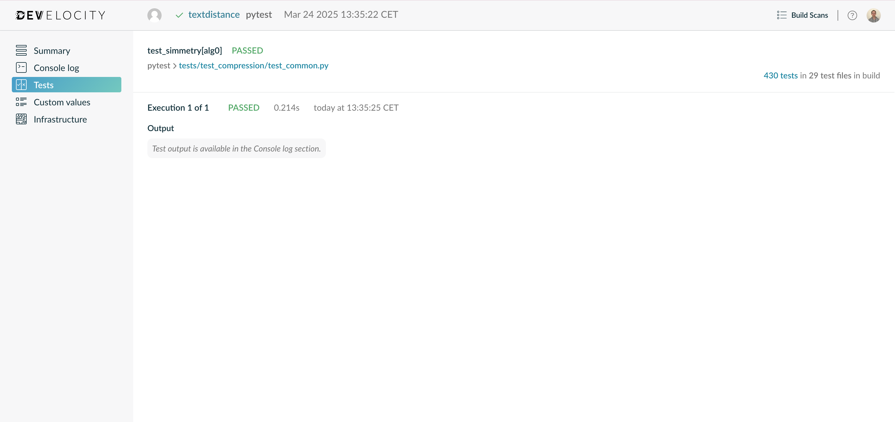 test case details